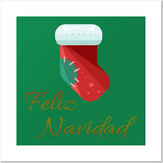 Feliz Navidad Wall Art by Courtney's Creations